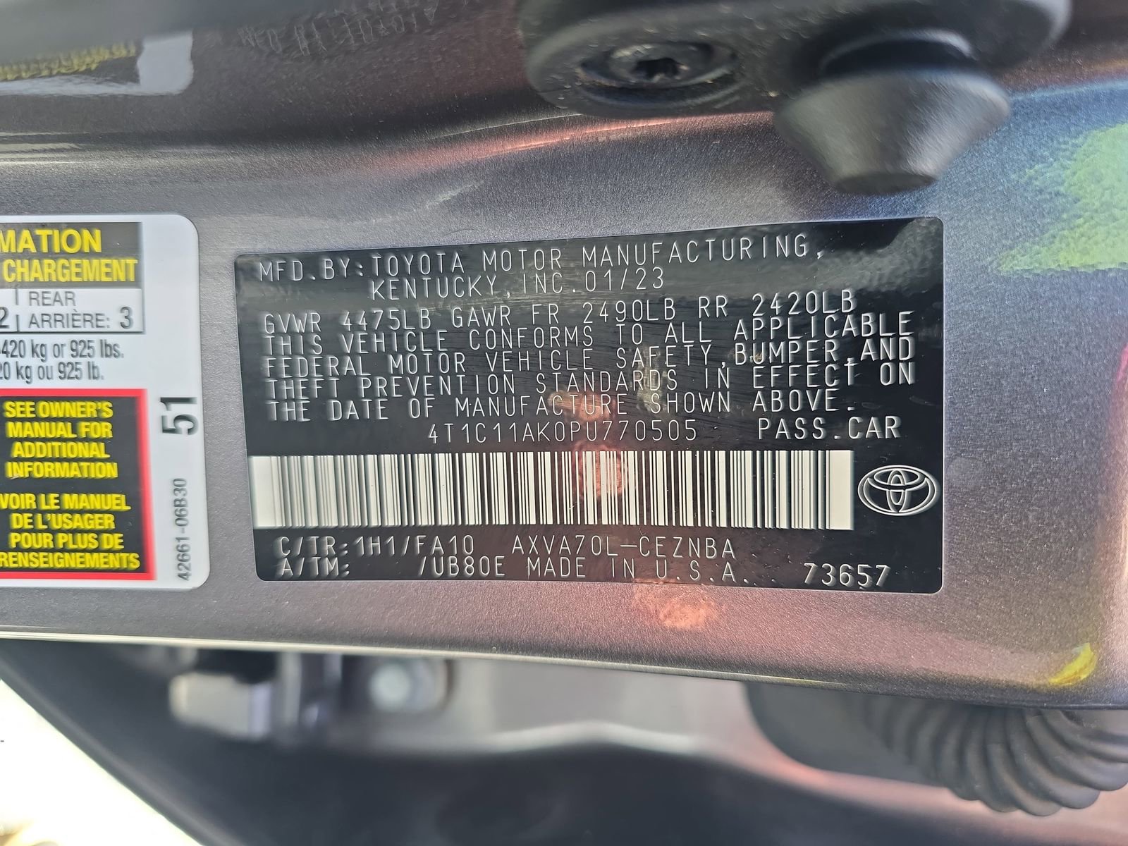 Used 2023 Toyota Camry LE image 33