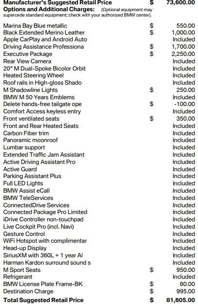 Used 2022 BMW X4 M w/ Executive Package image 3