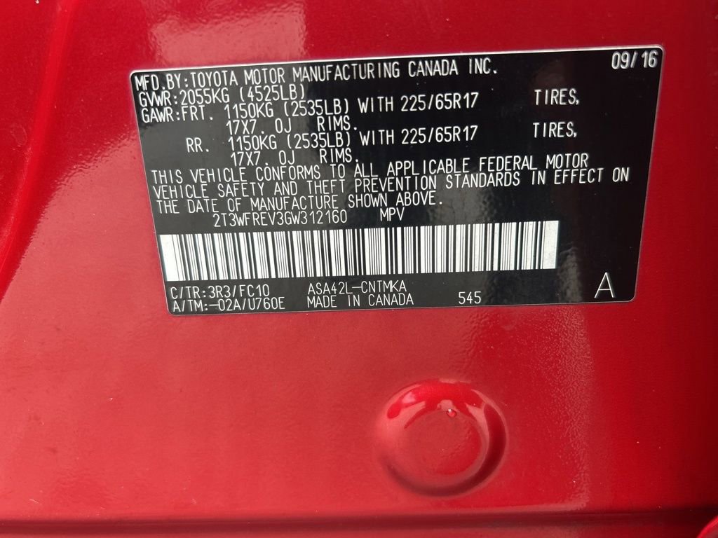 Used 2016 Toyota RAV4 XLE image 47