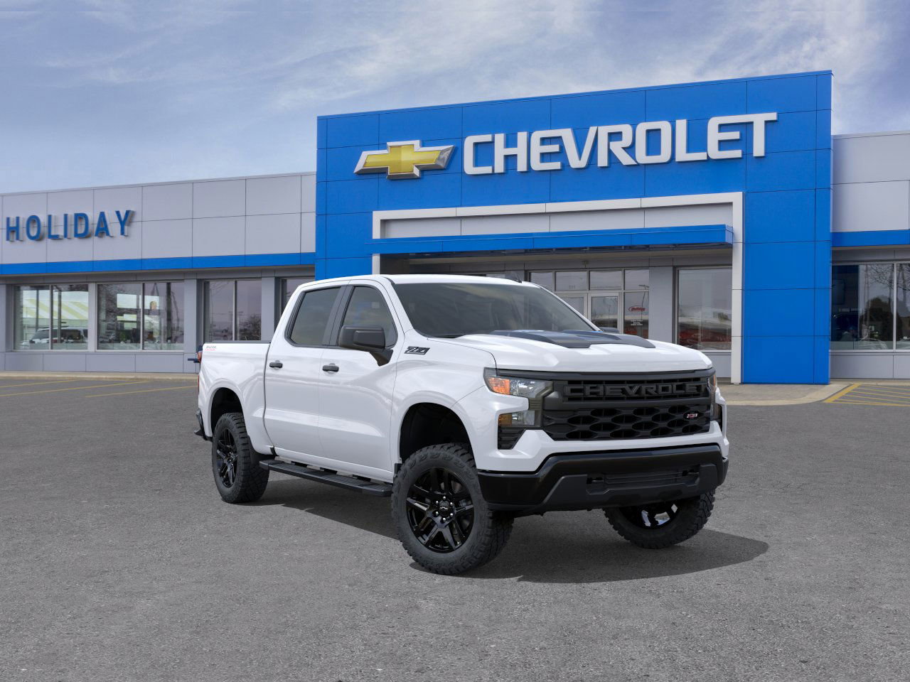 New 2026 Chevrolet Silverado 1500 Custom Trail Boss w/ Dark Appearance Package
