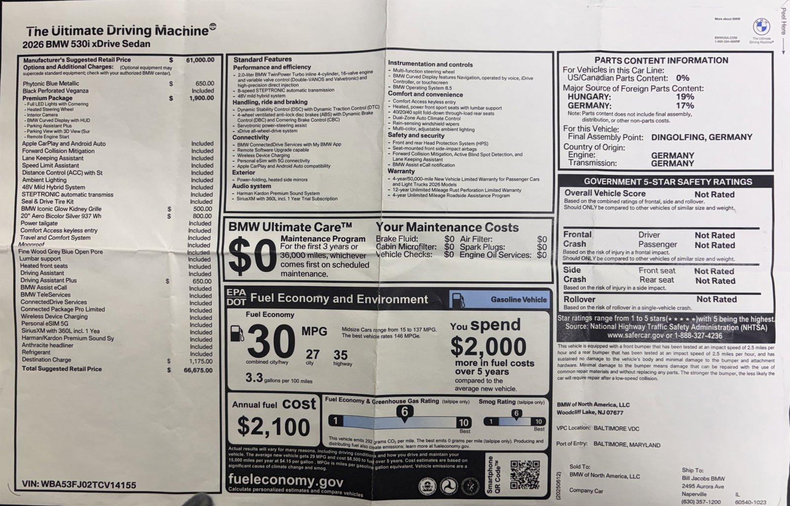 Used 2026 BMW 530i xDrive image 17