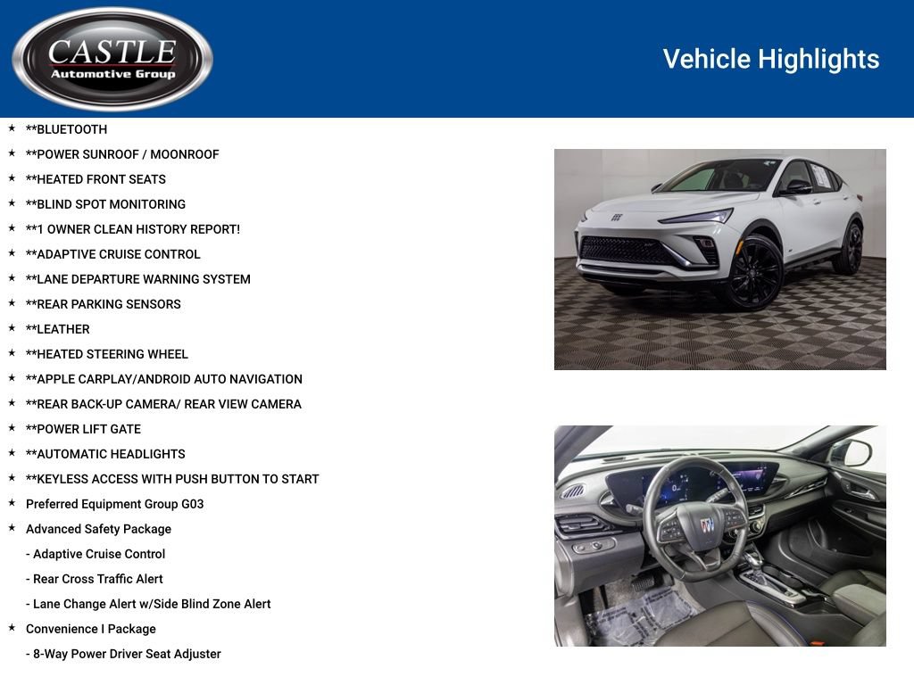 Used 2025 Buick Envista Sport Touring w/ Convenience I Package FWD image 3