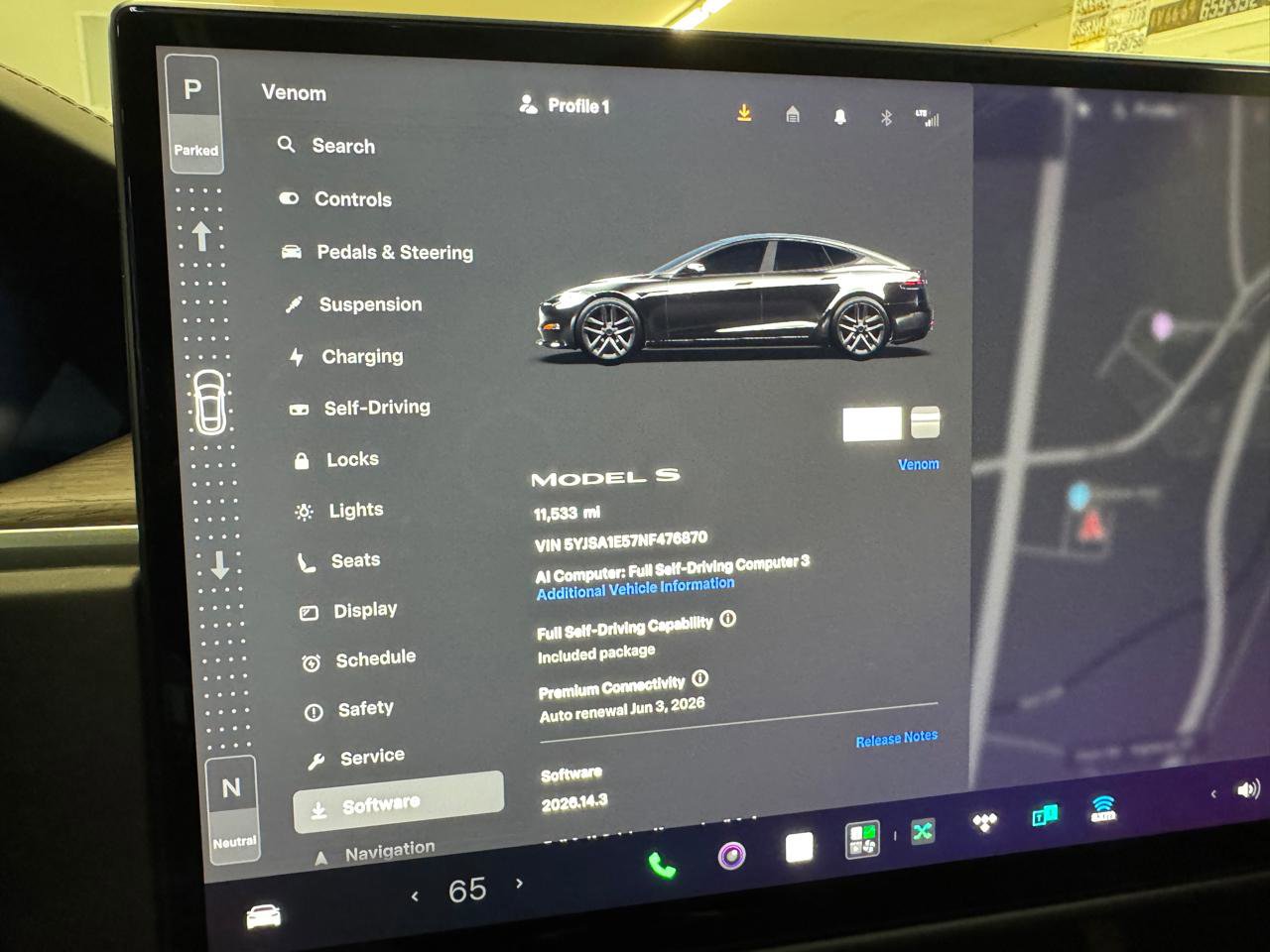 Used 2022 Tesla Model S Standard Range AWD/4WD image 12