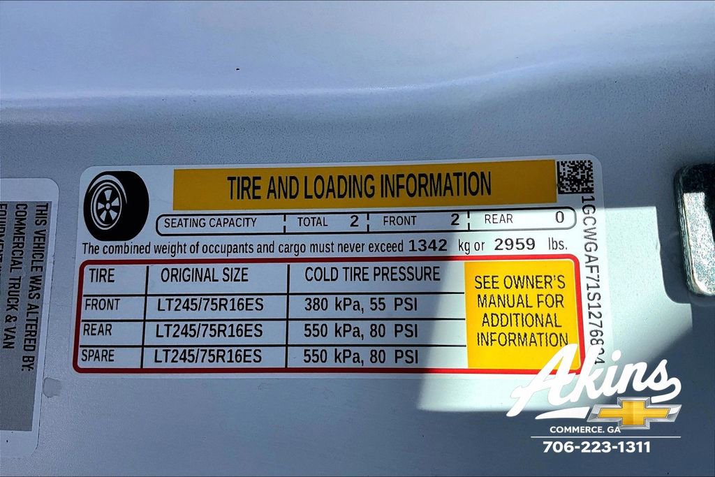 New 2025 Chevrolet Express 2500 w/ Driver Convenience Package RWD image 22