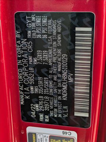 Used 2022 Kia Sorento SX Prestige w/ Panoramic Sunroof Package image 26