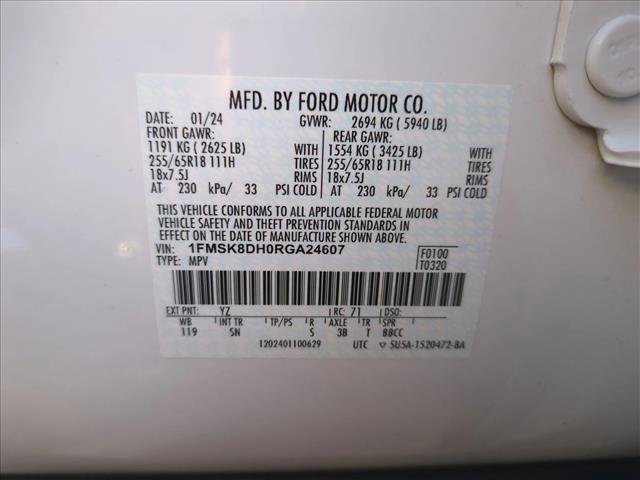 Used 2024 Ford Explorer XLT w/ Equipment Group 202A image 26