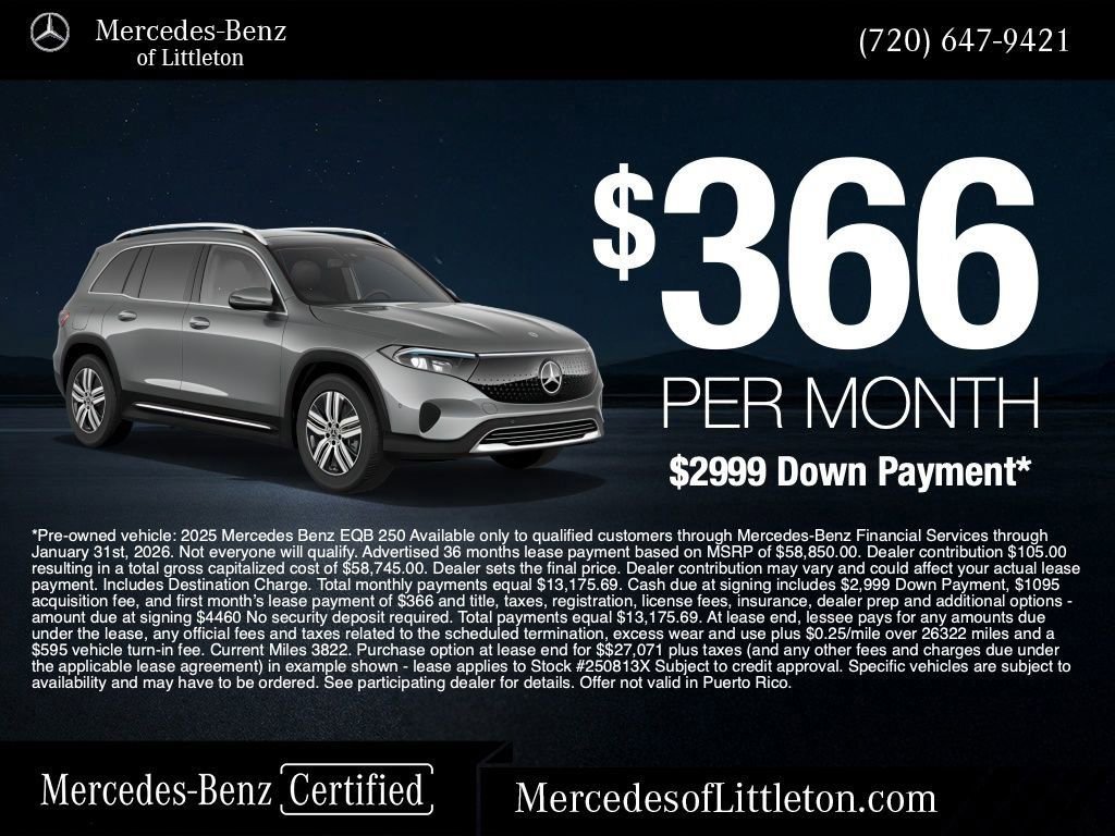 Certified 2025 Mercedes-Benz EQB 250+ 250+ image 3