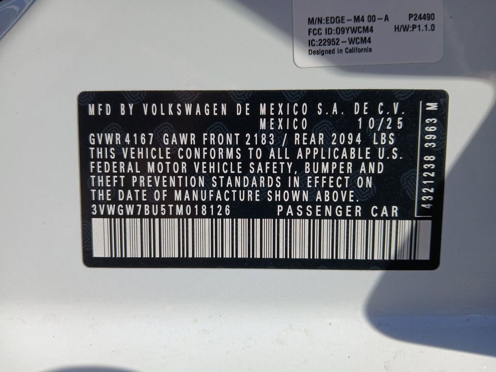 New 2026 Volkswagen Jetta SEL FWD image 30