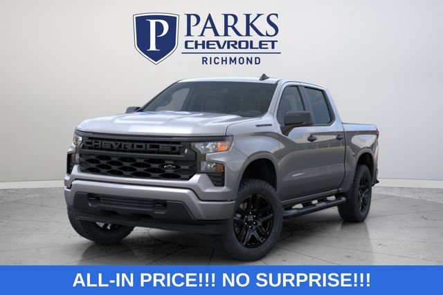 New 2026 Chevrolet Silverado 1500 Custom w/ Turbomax Blackout Package AWD/4WD image 3