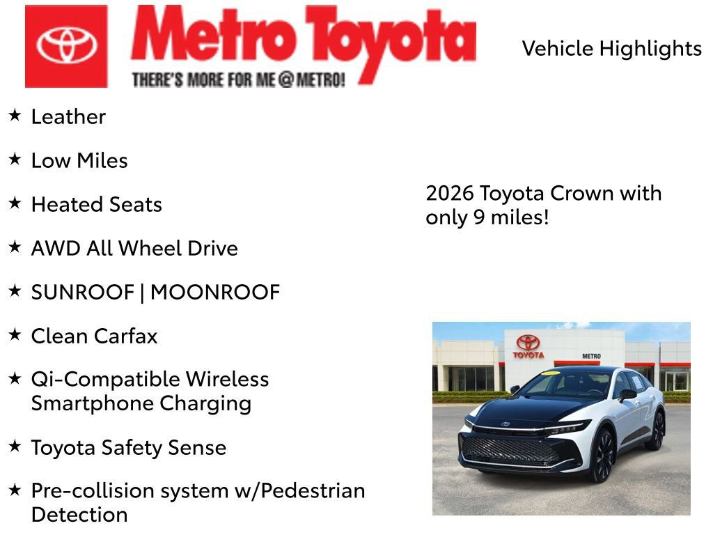 Used 2026 Toyota Crown Platinum AWD/4WD image 8
