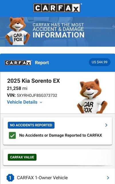Used 2025 Kia Sorento EX AWD/4WD image 5