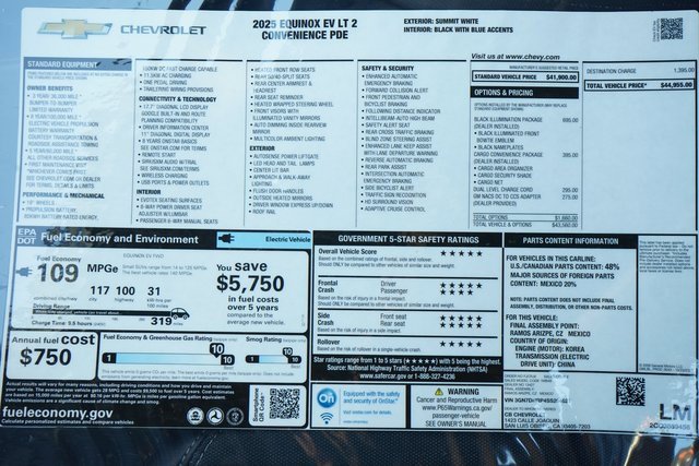 New 2025 Chevrolet Equinox EV LT image 30