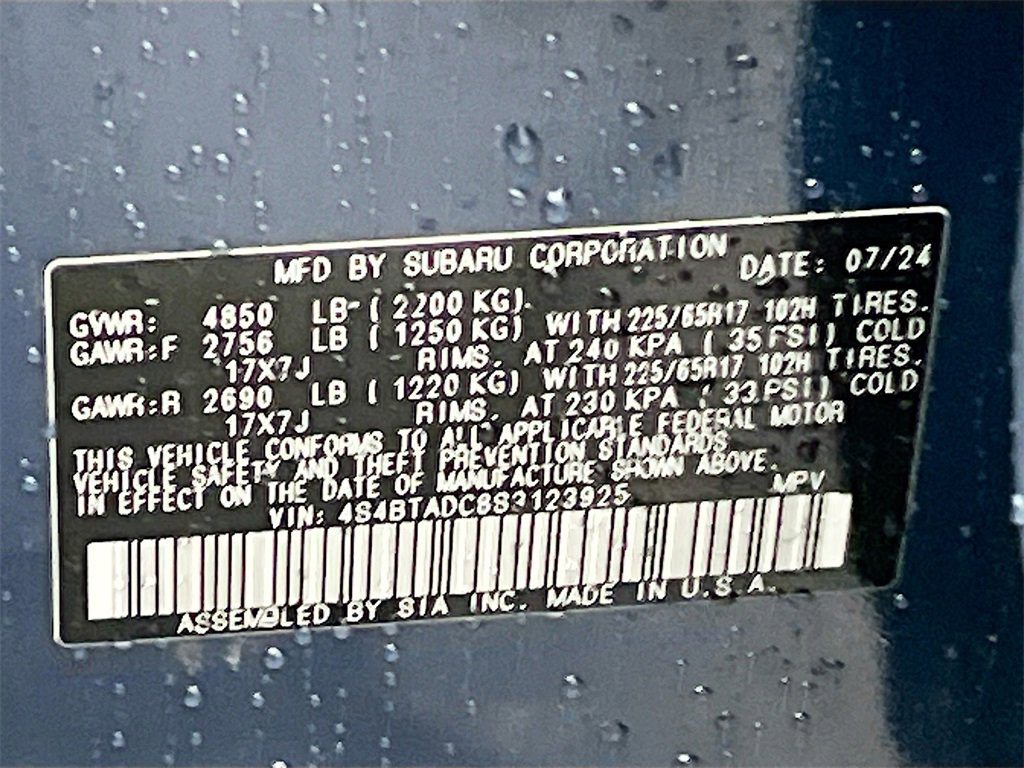 Used 2025 Subaru Outback Premium w/ Popular Package #1A image 30