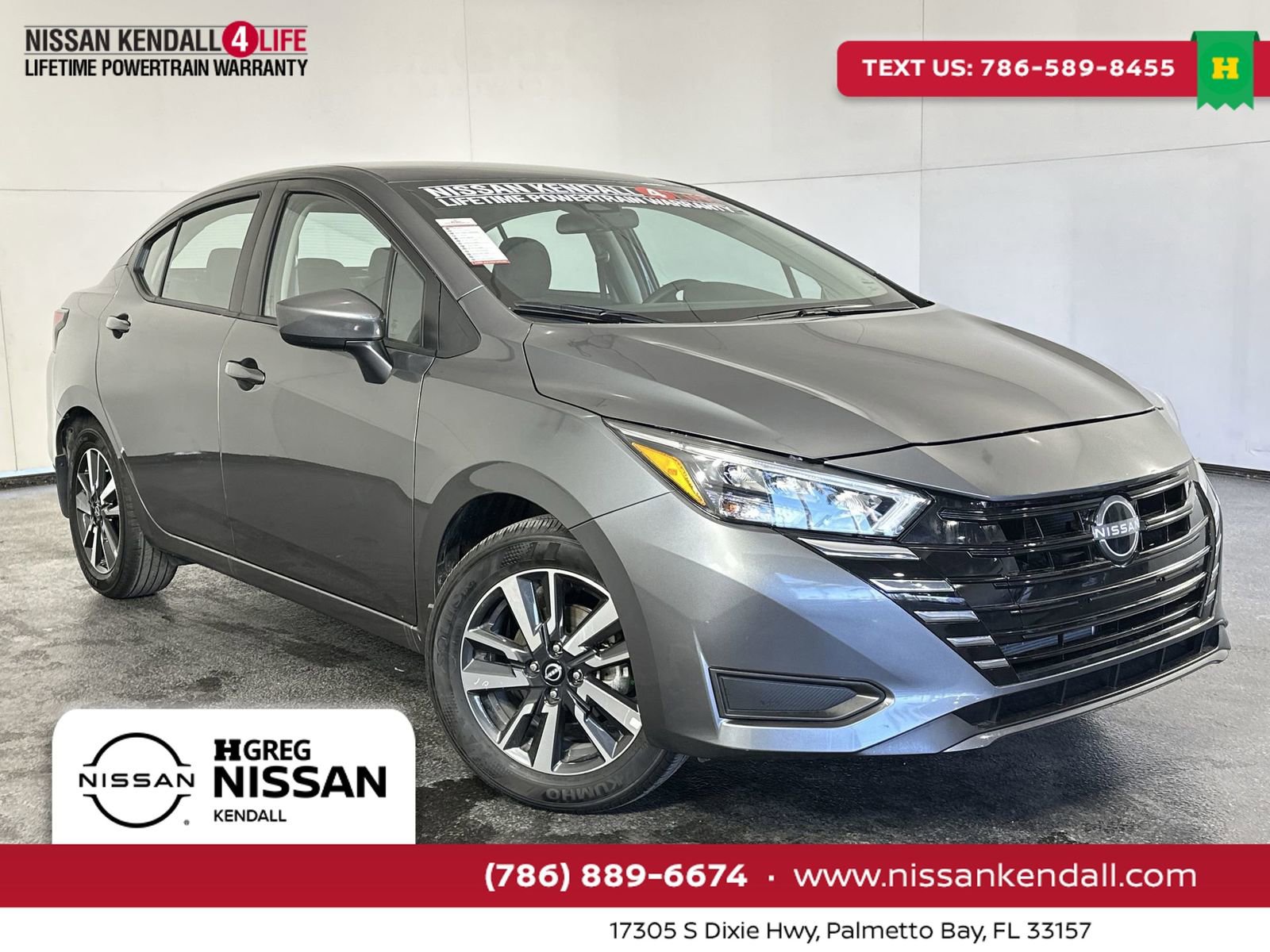 Certified 2025 Nissan Versa SV w/ Trunk Package image 1