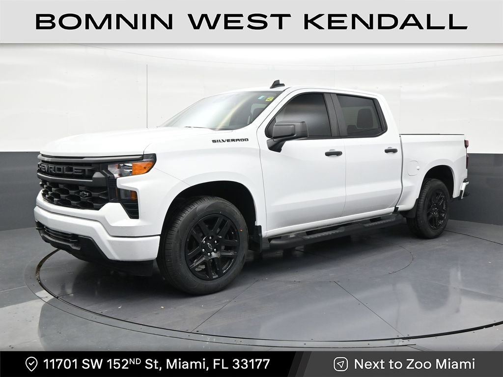 Used 2024 Chevrolet Silverado 1500 Custom w/ Turbomax Blackout Package