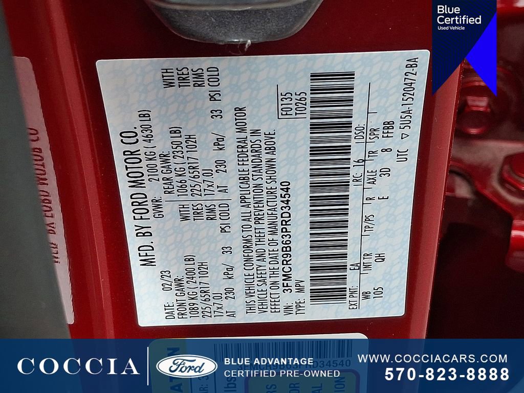 Certified 2023 Ford Bronco Sport Big Bend w/ Convenience Package AWD/4WD image 28