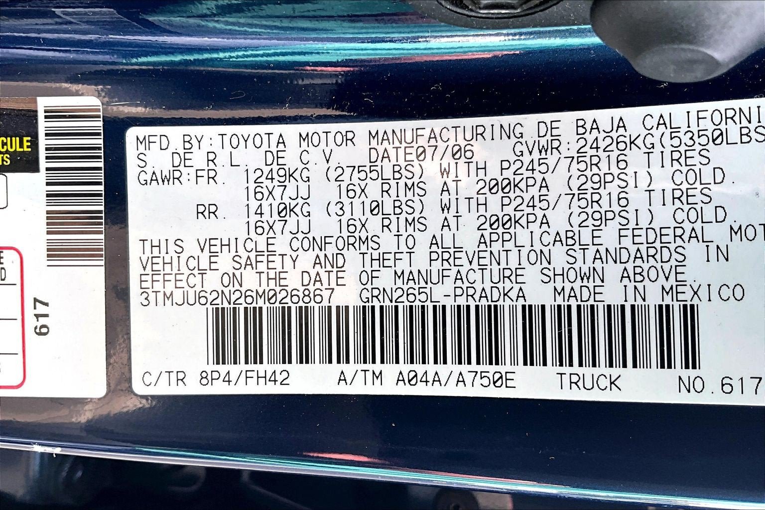 Used 2006 Toyota Tacoma PreRunner RWD image 25