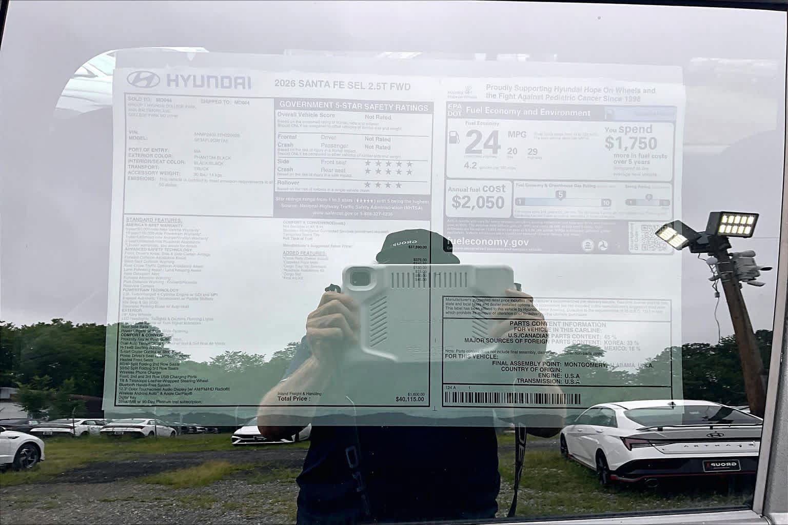 New 2026 Hyundai Santa Fe SEL FWD image 19