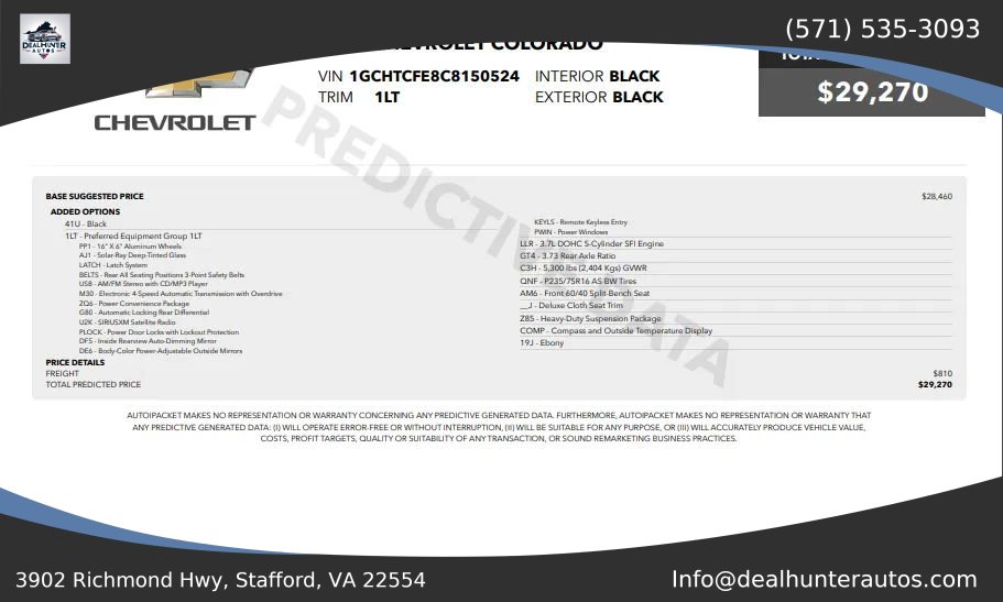 Used 2012 Chevrolet Colorado LT AWD/4WD image 32
