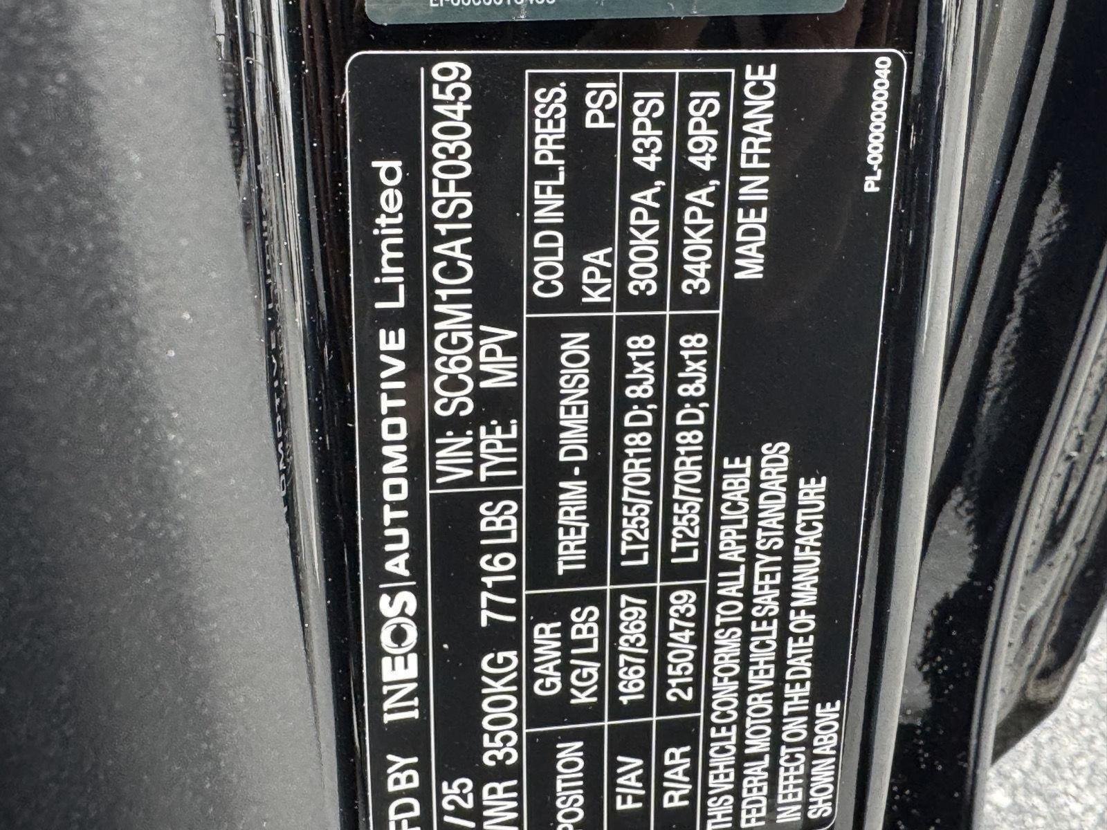 New 2025 INEOS Grenadier Station Wagon AWD/4WD image 55