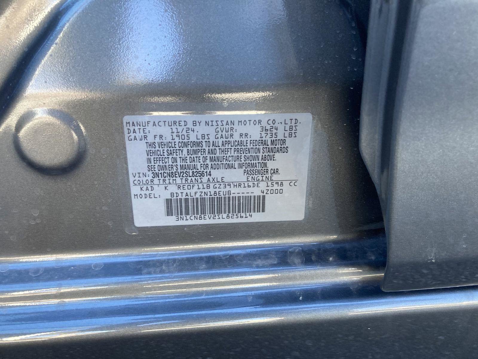 New 2025 Nissan Versa SV w/ Trunk Package image 43