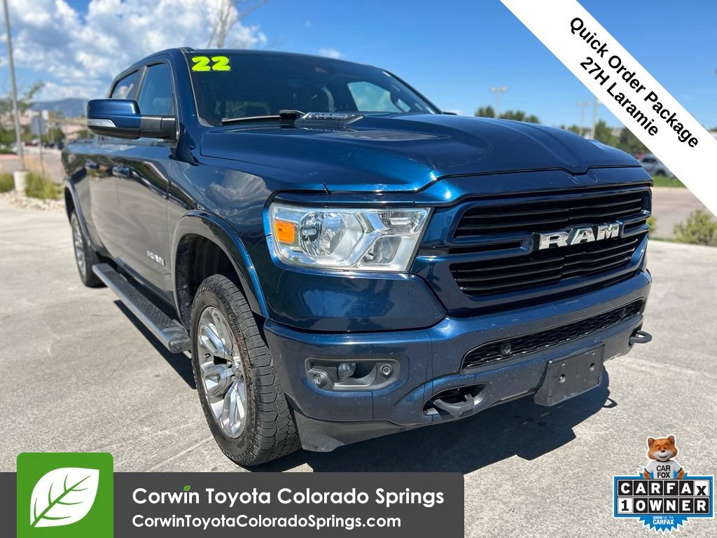 Used 2022 RAM 1500 Laramie w/ Sport Appearance Package AWD/4WD 360° Tour