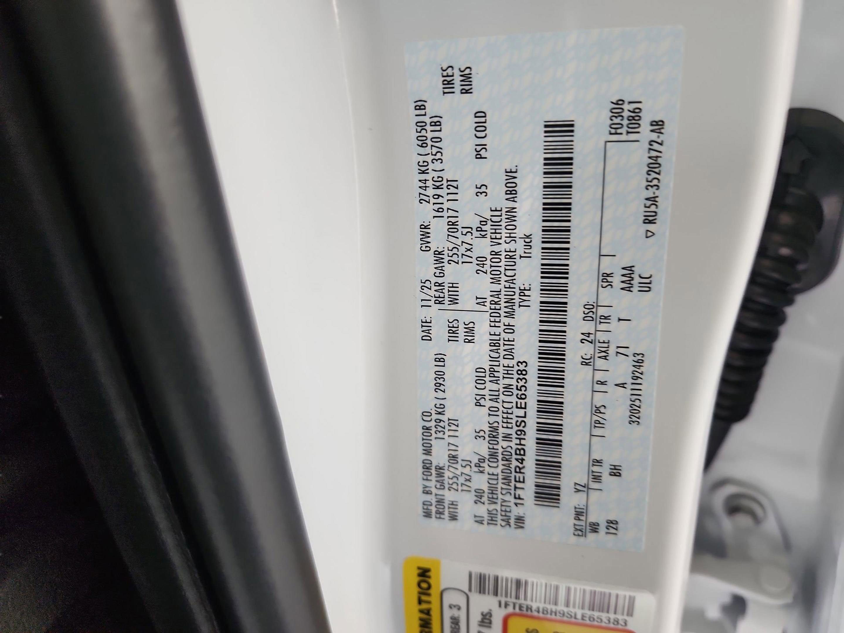 New 2025 Ford Ranger XL image 24