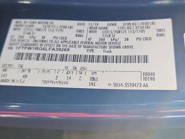 Used 2020 Ford F150 Raptor w/ Equipment Group 802A Luxury image 27