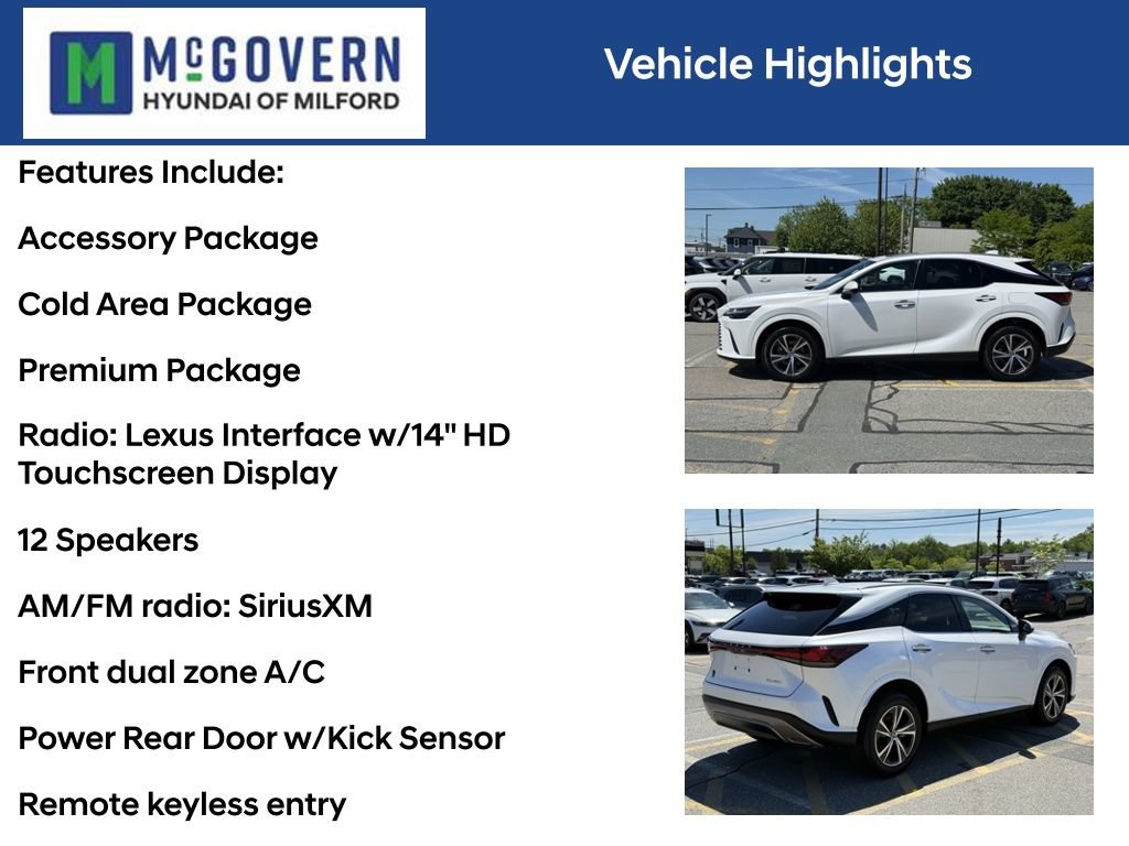 Used 2023 Lexus RX 350 Premium w/ Accessory Package FWD image 4