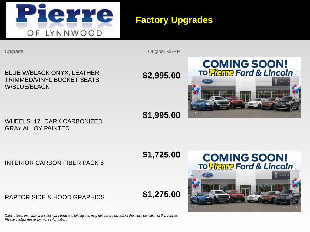 Certified 2024 Ford Bronco Raptor w/ Interior Carbon Fiber Pack 6 AWD/4WD image 2