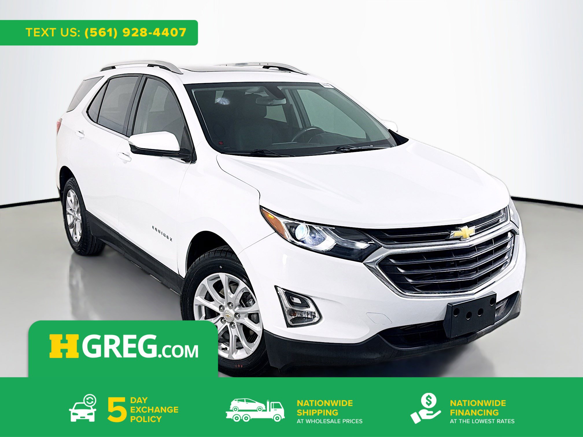 Used 2018 Chevrolet Equinox LT w/ Sun & Infotainment Package FWD image 1