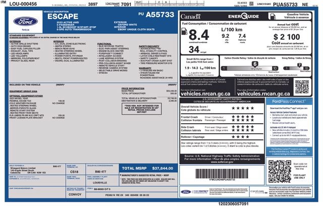 Used 2023 Ford Escape Active AWD/4WD image 11