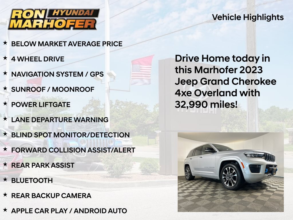 Used 2023 Jeep Grand Cherokee Overland AWD/4WD image 14