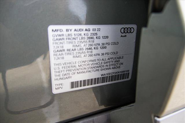 Certified 2022 Audi Q3 2.0T Premium Plus AWD/4WD image 28