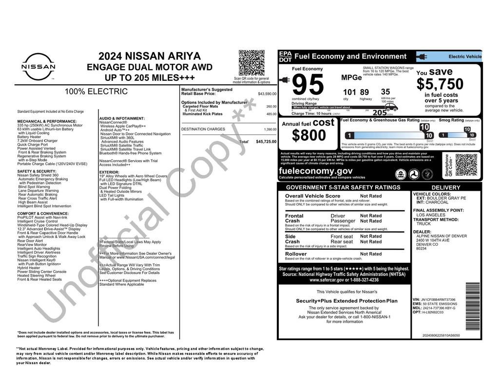 Used 2024 Nissan Ariya AWD image 4