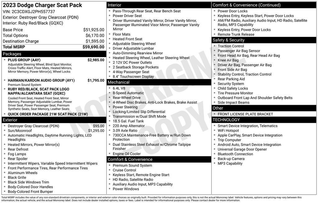 Used 2023 Dodge Charger Scat Pack w/ Plus Group RWD image 35
