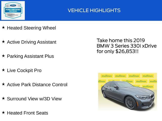 Used 2019 BMW 330i xDrive Sedan w/ Premium Package AWD/4WD image 20