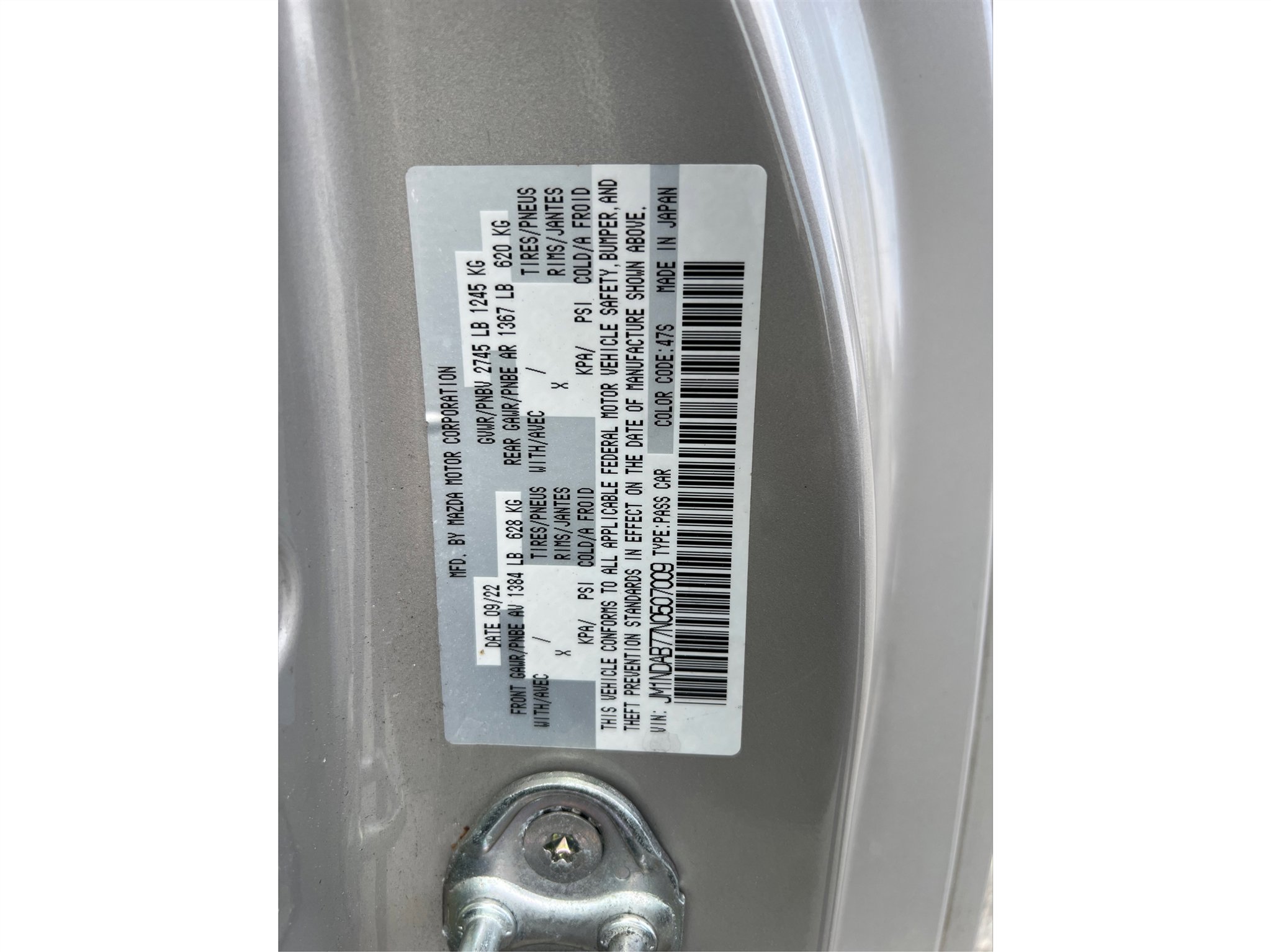 Used 2022 MAZDA MX-5 Miata Sport image 47