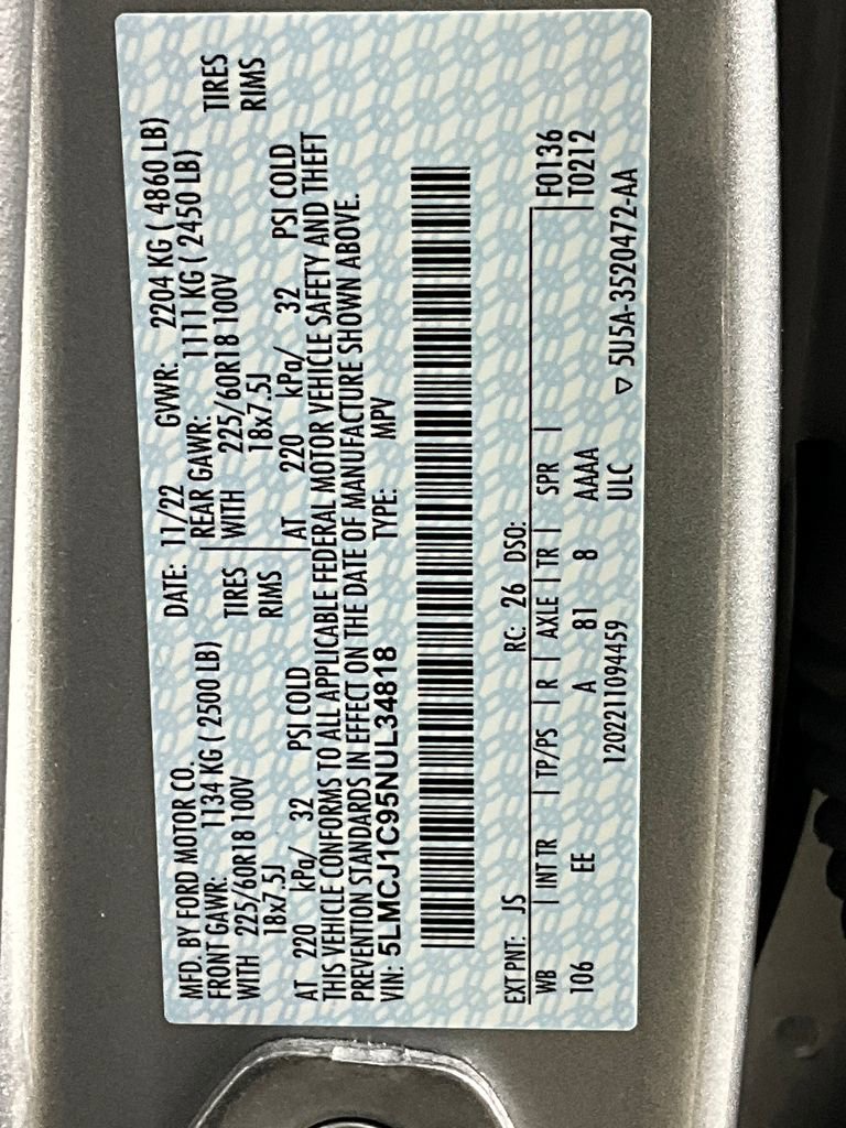 Used 2022 Lincoln Corsair FWD image 30