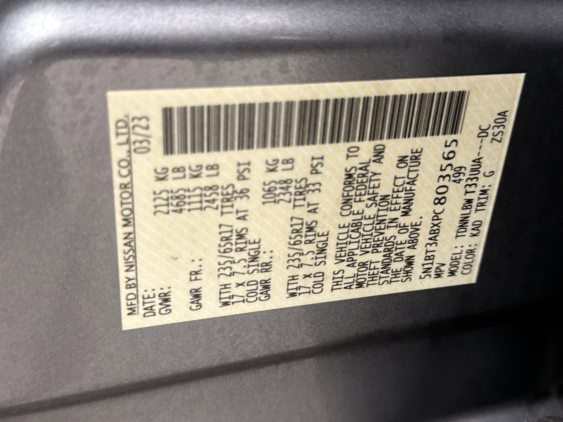 Used 2023 Nissan Rogue S AWD/4WD image 11