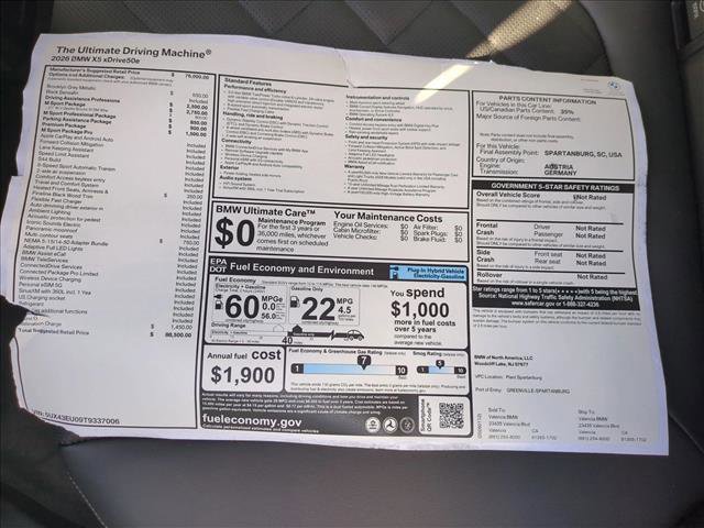 New 2026 BMW X5 xDrive50e w/ M Sport Package image 18