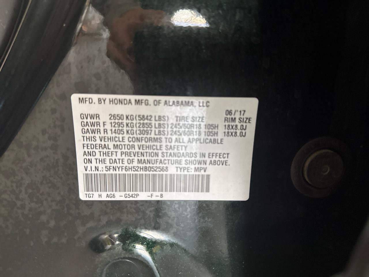 Used 2017 Honda Pilot EX-L image 69