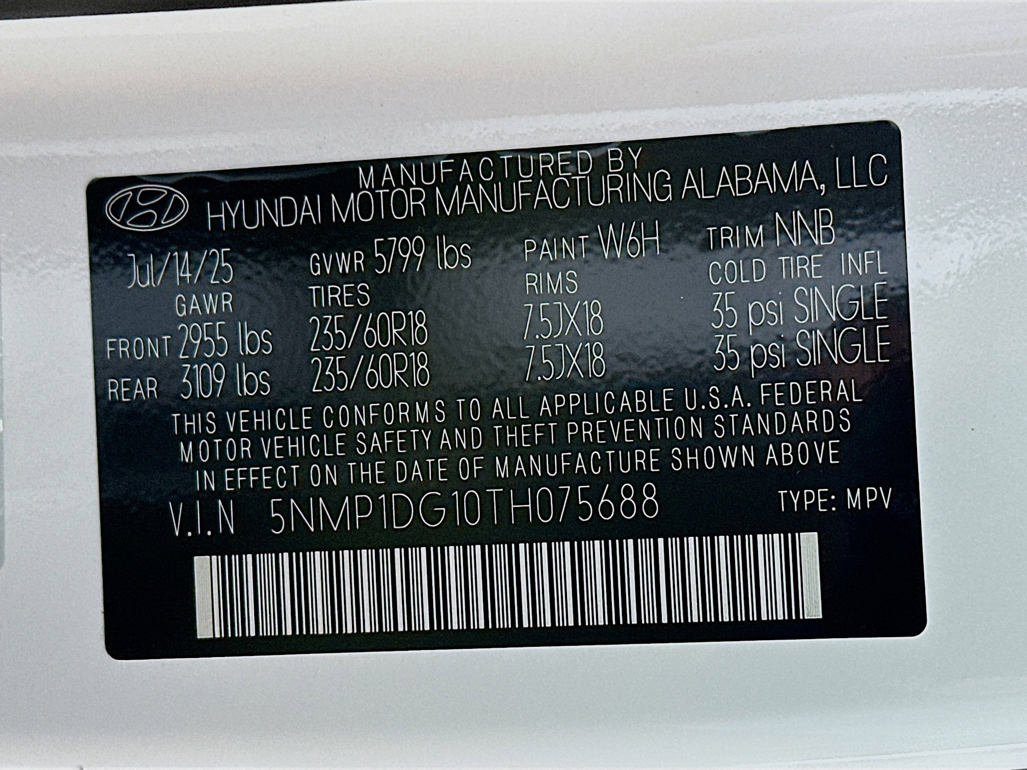 New 2026 Hyundai Santa Fe SE image 30