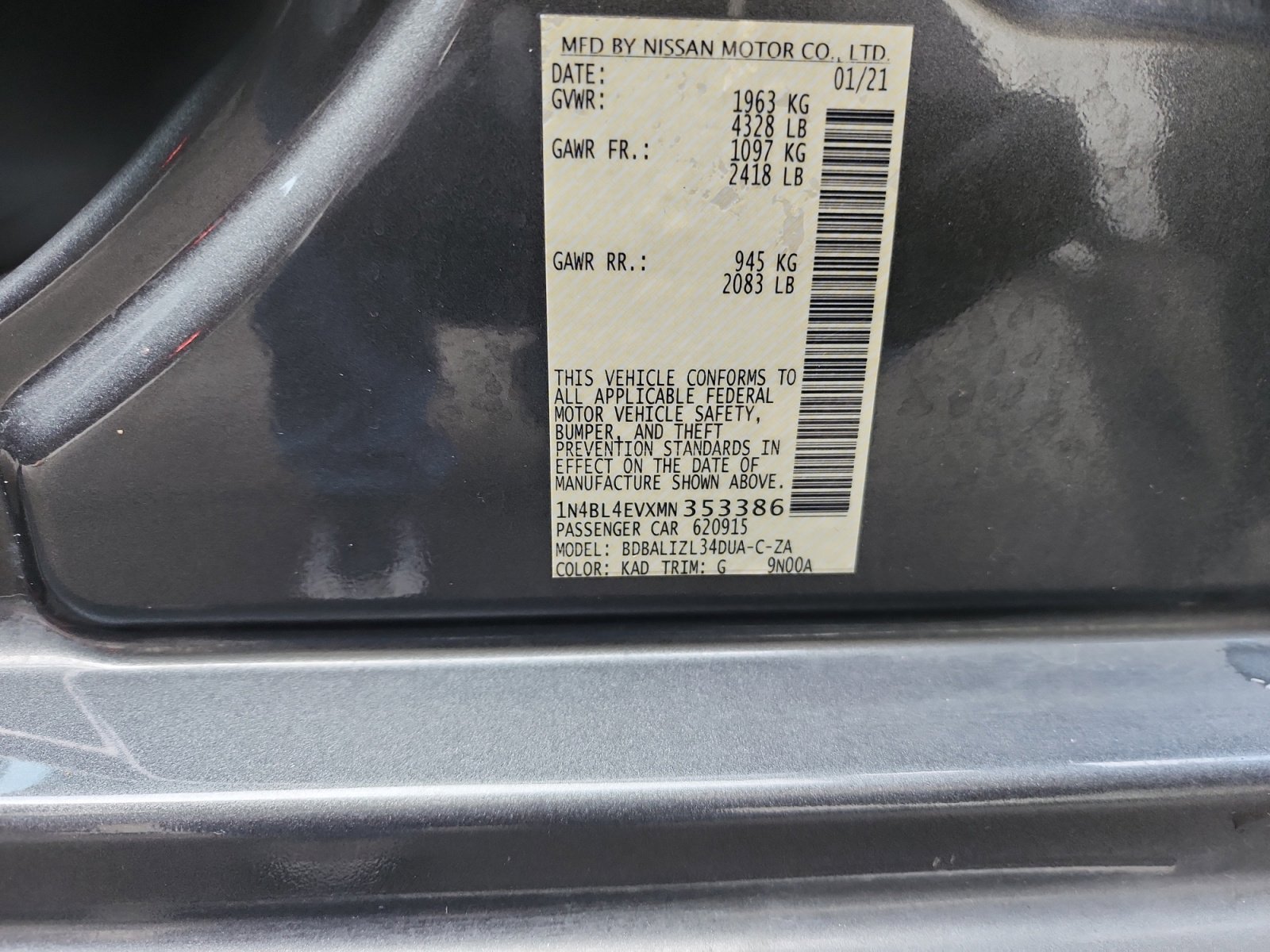 Used 2021 Nissan Altima 2.5 SL image 25