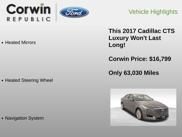 Used 2017 Cadillac CTS Luxury image 12
