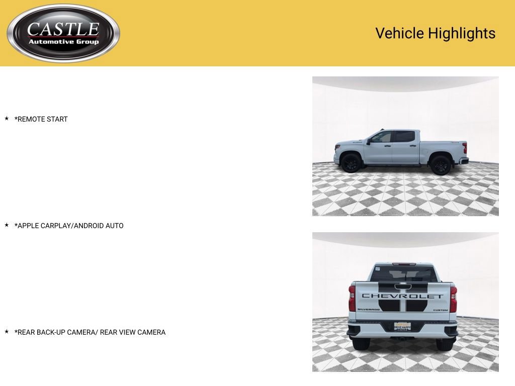 Used 2023 Chevrolet Silverado 1500 Custom w/ Rally Edition AWD/4WD image 3