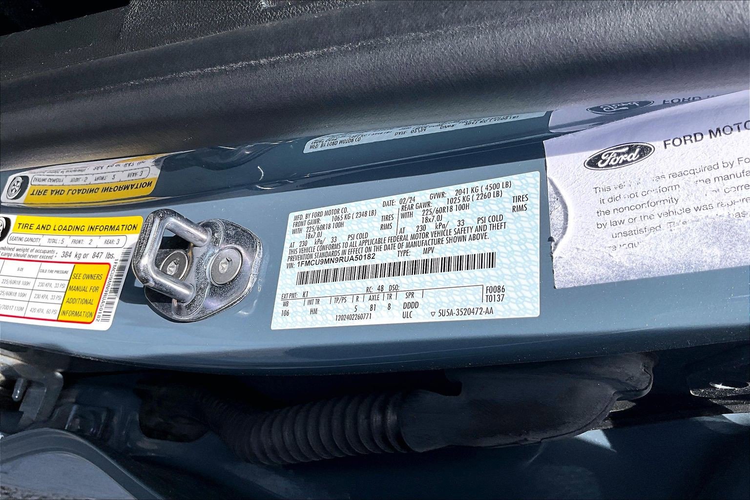 Used 2024 Ford Escape ST-Line w/ Tech Pack #1 AWD/4WD image 35