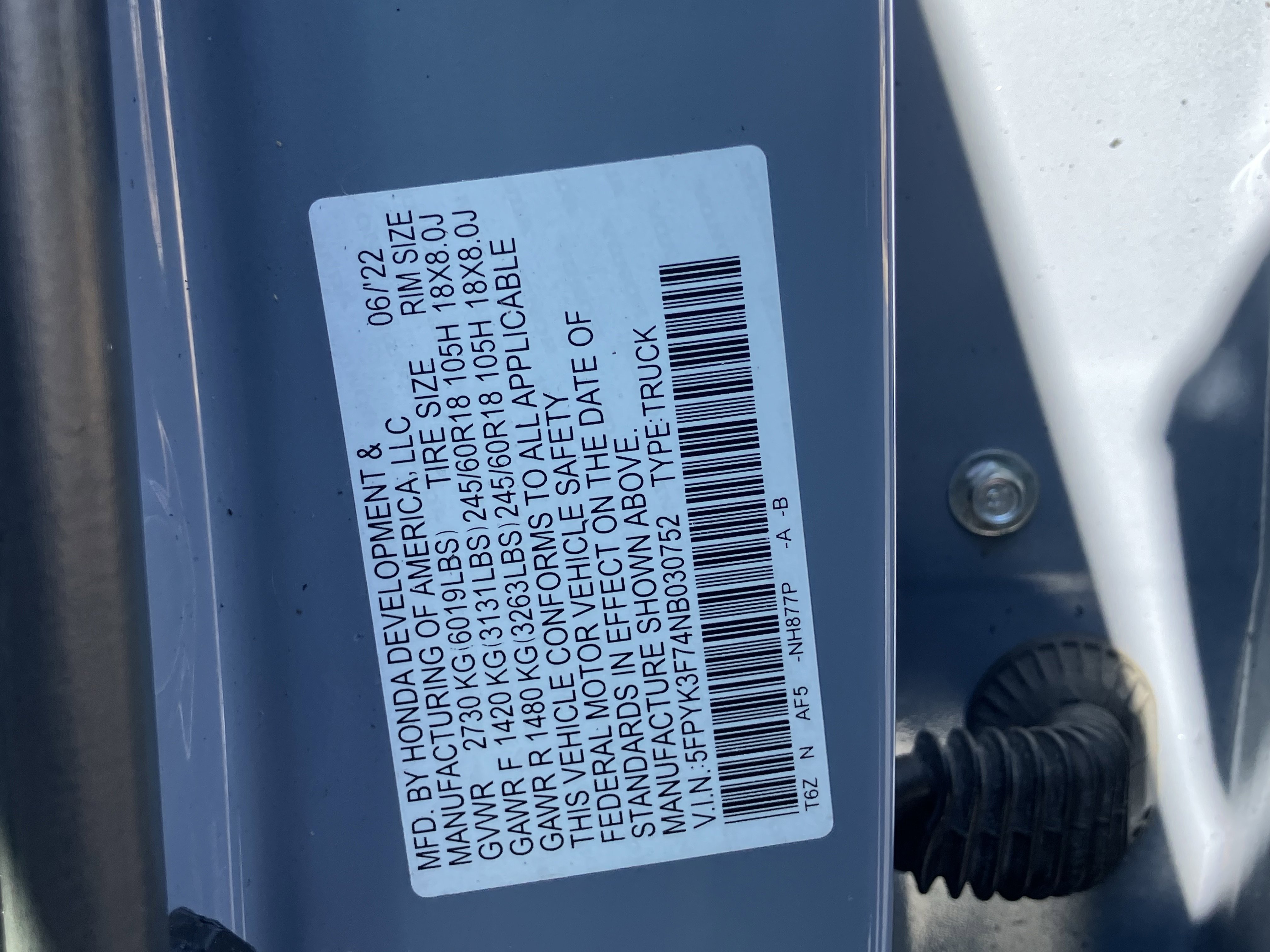 Certified 2022 Honda Ridgeline RTL-E image 38