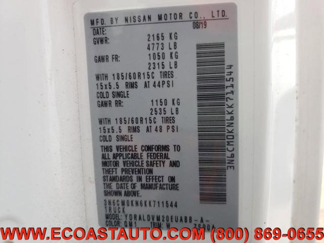 Used 2019 Nissan NV200 S w/ Cruise Control Package FWD image 10