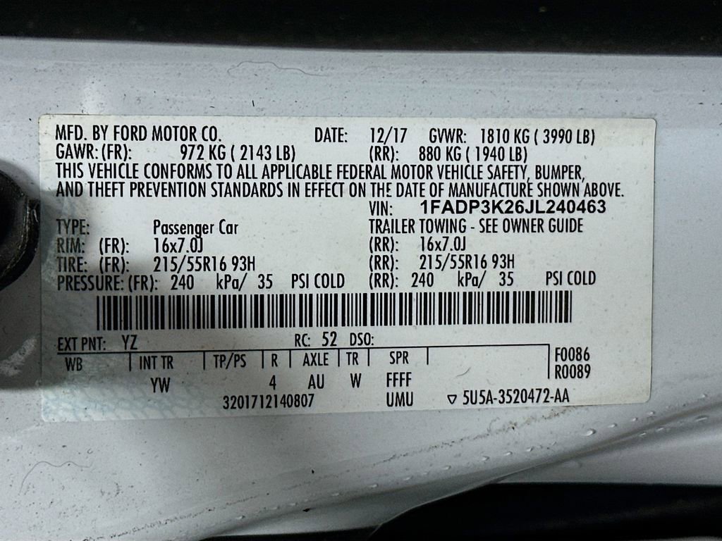 Used 2018 Ford Focus SE image 31